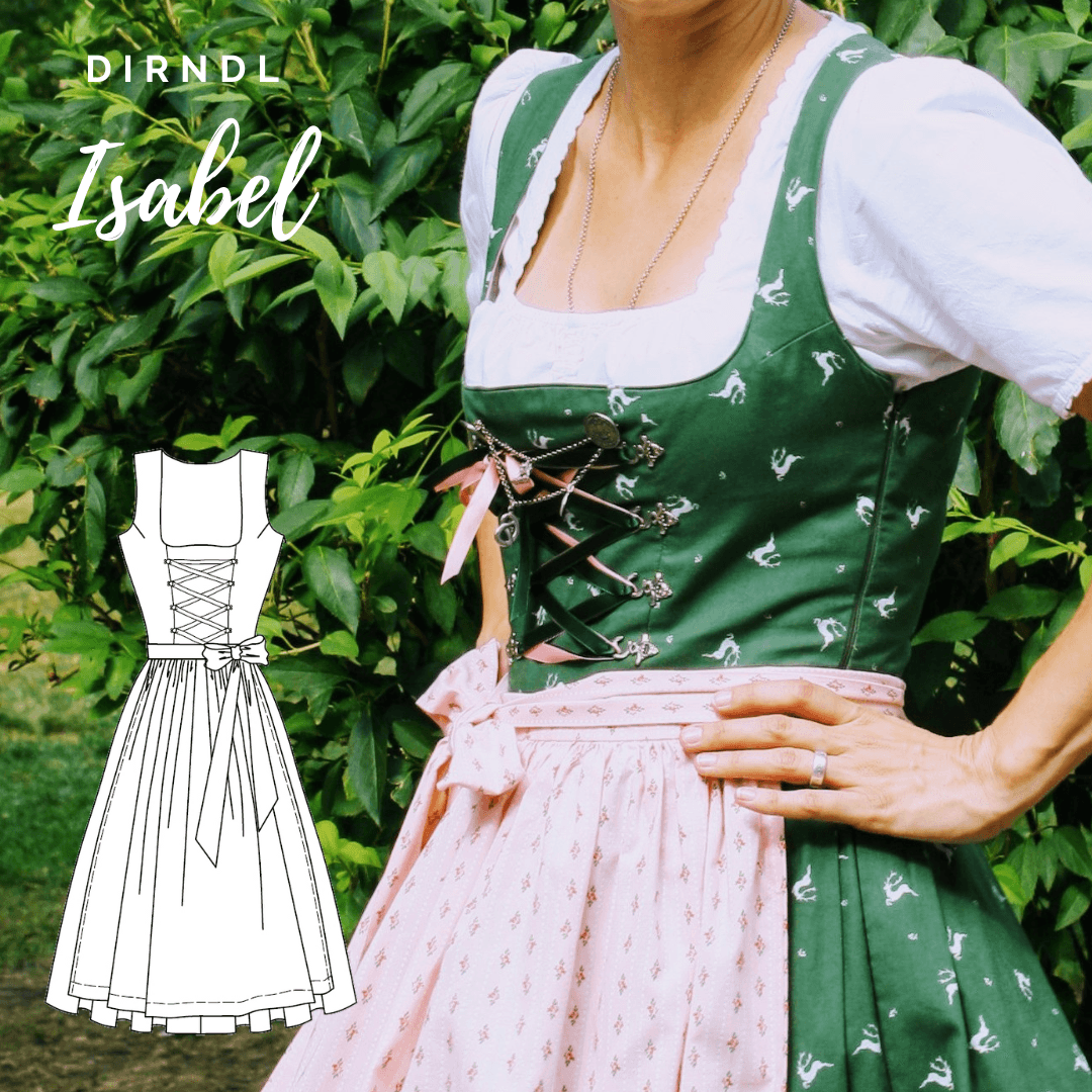 Schnittmuster Dirndl Isabel Gr. 34-52 : - Sewando
