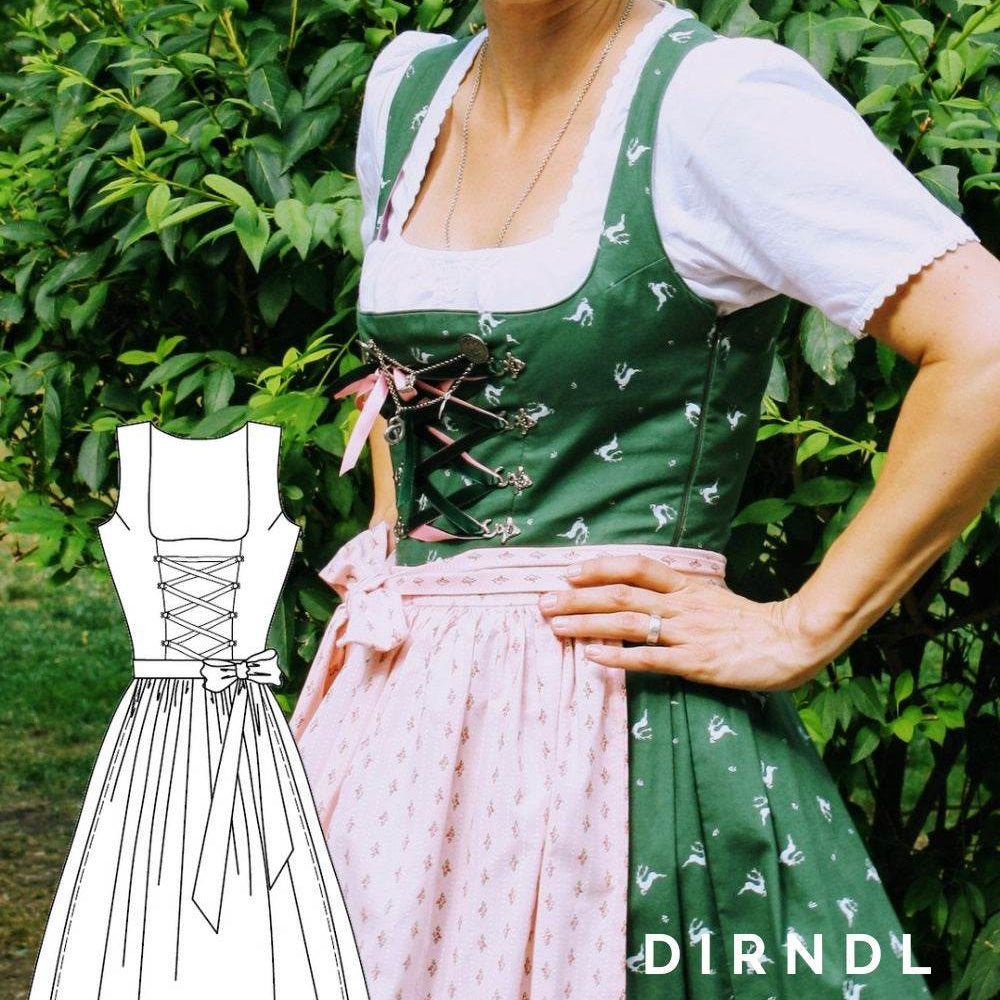 Schnittmuster Dirndl Isabel Gr. 34-52 : - Sewando