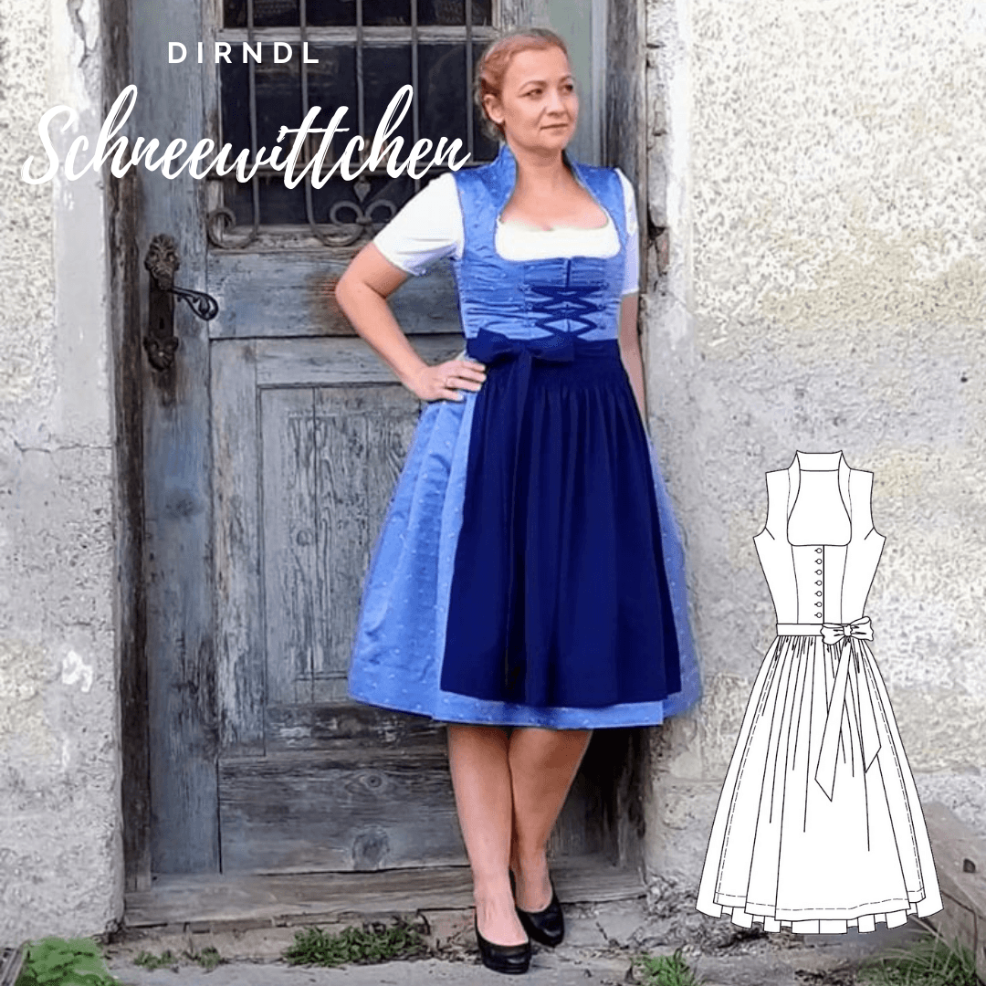 Schnittmuster Dirndl Schneewittchen Gr. 34-52 : - Sewando