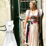 Schnittmuster Dirndl Tina Gr. 34-52 : - Sewando