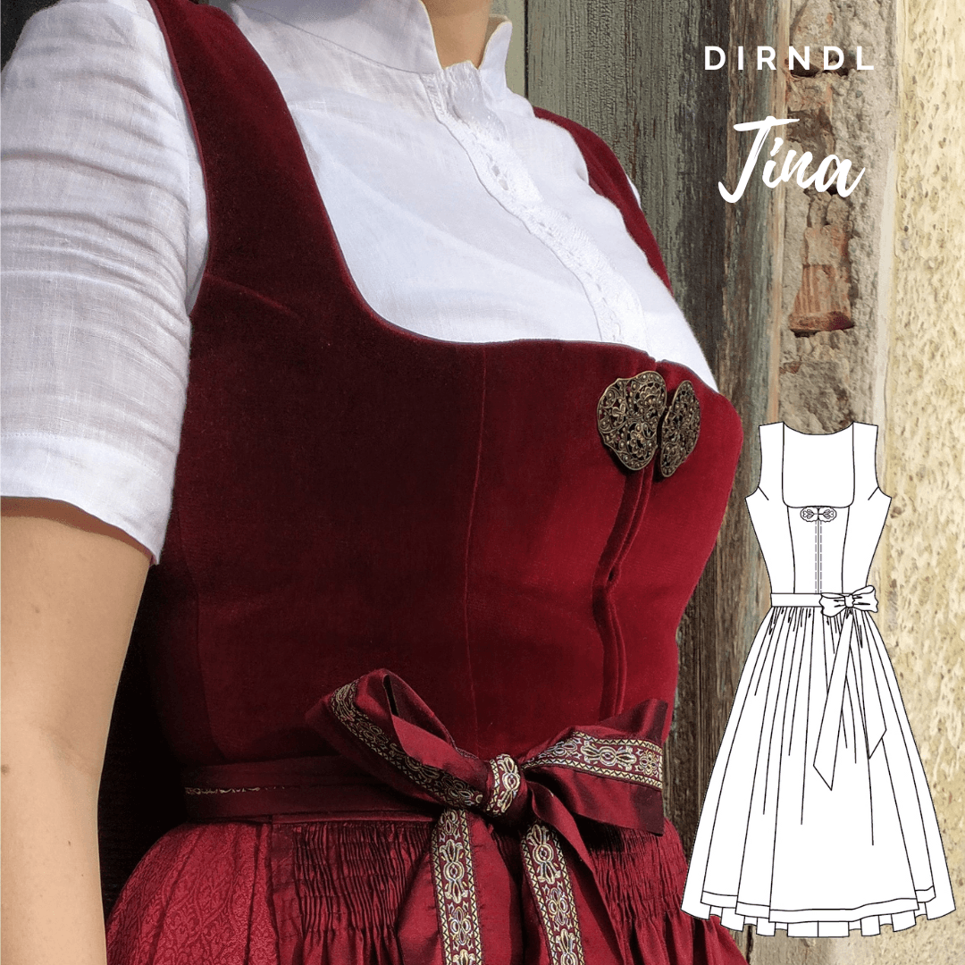 Schnittmuster Dirndl Tina Gr. 34-52 : - Sewando