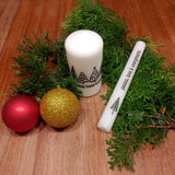 Kerzentattoos Tannenbäume – DIY für Stab- & Stumpenkerzen (PDF + Anleitung)