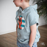 Schnittmuster Happy Anton - Gr 86-164 - Kurzarm, Langarmshirt - Sewando
