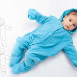 DORIAN Baby Overall gefüttert Schnittmuster Ebook pdf Schnittmuster PDF Ebook download Patternforkids 