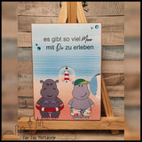 Digipapier-Set #006 (blau, beige) zum drucken, sublimieren und basteln - Sewando