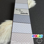 Digipapier-Set #014 (Polkadots grau, beige, blau, grün) drucken, sublimieren, basteln - Sewando