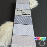 Digipapier-Set #014 (Polkadots grau, beige, blau, grün) drucken, sublimieren, basteln - Sewando