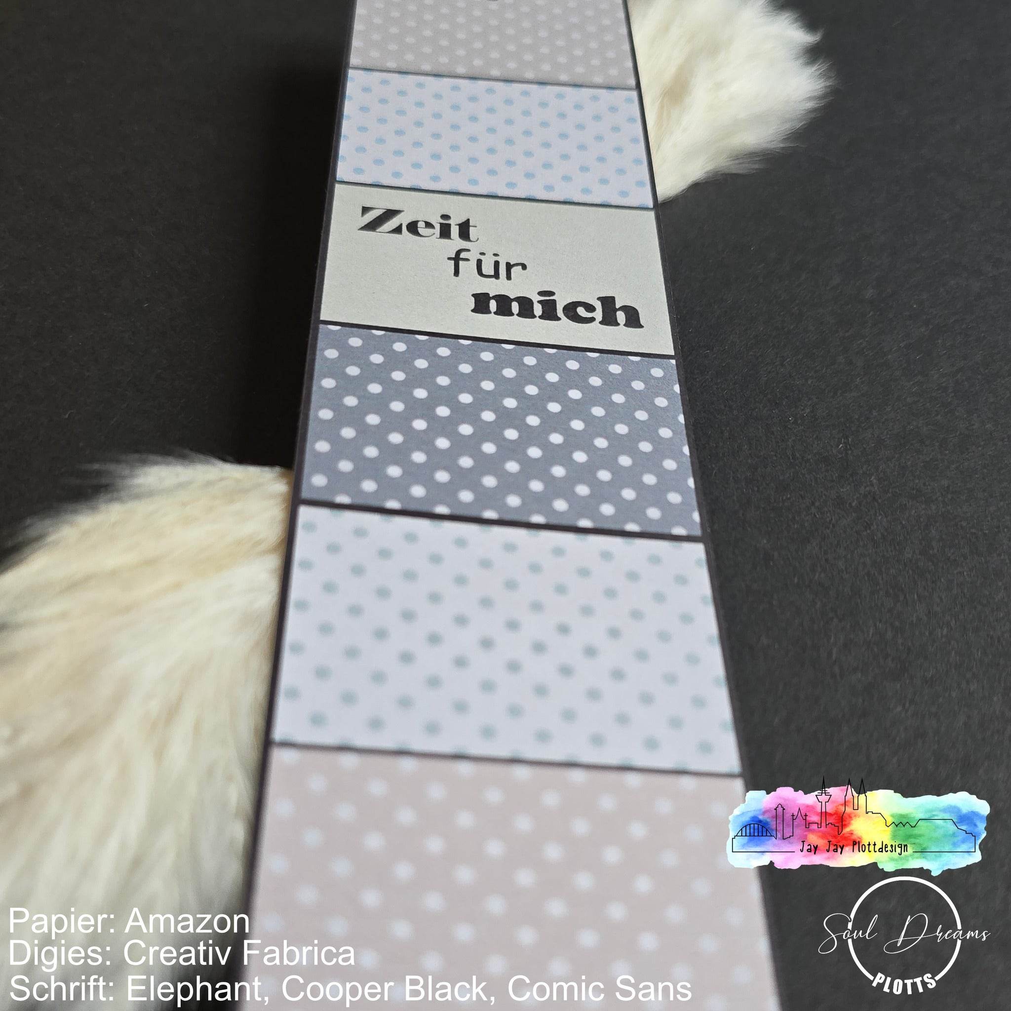 Digipapier-Set #014 (Polkadots grau, beige, blau, grün) drucken, sublimieren, basteln - Sewando