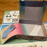 Digipapier-Set #018 (Sterne grau, beige, blau, grün) zum drucken, sublimieren und basteln - Sewando