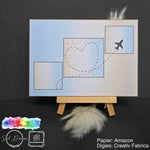 Digipapier-Set #024 (hellbraun, beige, wasserblau) zum drucken, sublimieren und basteln - Sewando