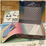 Digipapier-Set #025 (gelb, orange, pink, mintgrün) zum drucken, sublimieren und basteln - Sewando