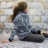 Schnittmuster Oversized Hoodie Weites Winter Meer
