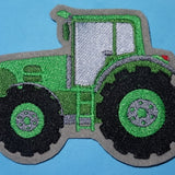 Traktor Stickdatei gefüllt