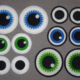 runde XXL Augen bis 20cm für Kuscheltiere Stickdatei