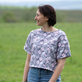 Oversized Crop Shirt in 3 Längen Schnittmuster Gr. 34 bis 52