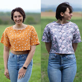 Oversized Crop Shirt in 3 Längen Schnittmuster Gr. 34 bis 52