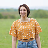 Oversized Crop Shirt in 3 Längen Schnittmuster Gr. 34 bis 52