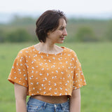 Oversized Crop Shirt in 3 Längen Schnittmuster Gr. 34 bis 52