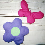 Kissen SET nähen 2 Größen Schmetterling Katze Klee Blume Birne