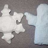 Kissen SET nähen 2 Größen Kleid Yin Yang Muffin Schnee Engel Seestern