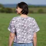 Oversized Crop Shirt in 3 Längen Schnittmuster Gr. 34 bis 52