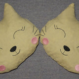 Stickdatei - Katze 4 ITH in 5 Gr. Kissen Kirschkernkissen