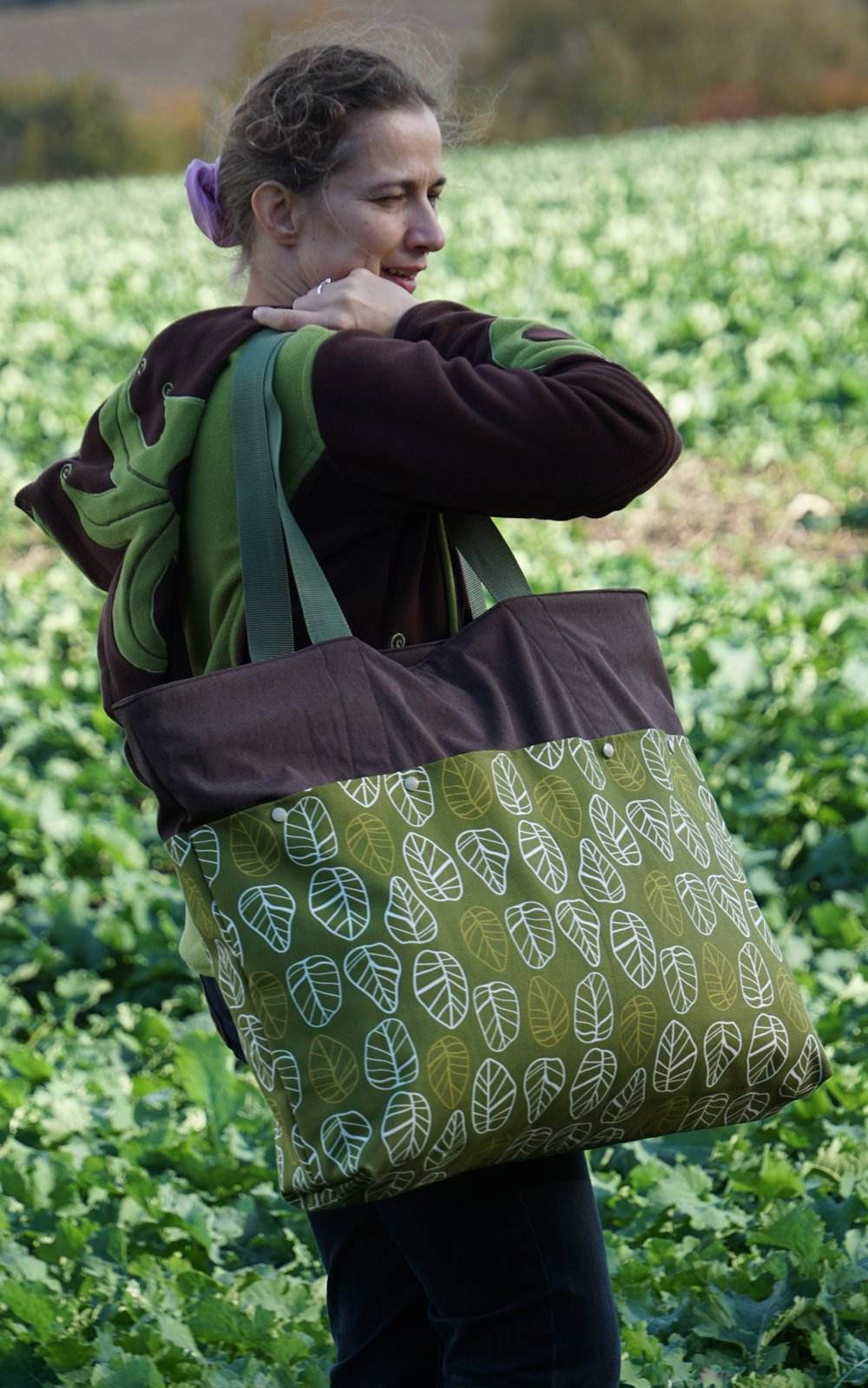 E-Book - XXL Shopper Strandtasche Annett nähen mit Schnittmuster - Sewando