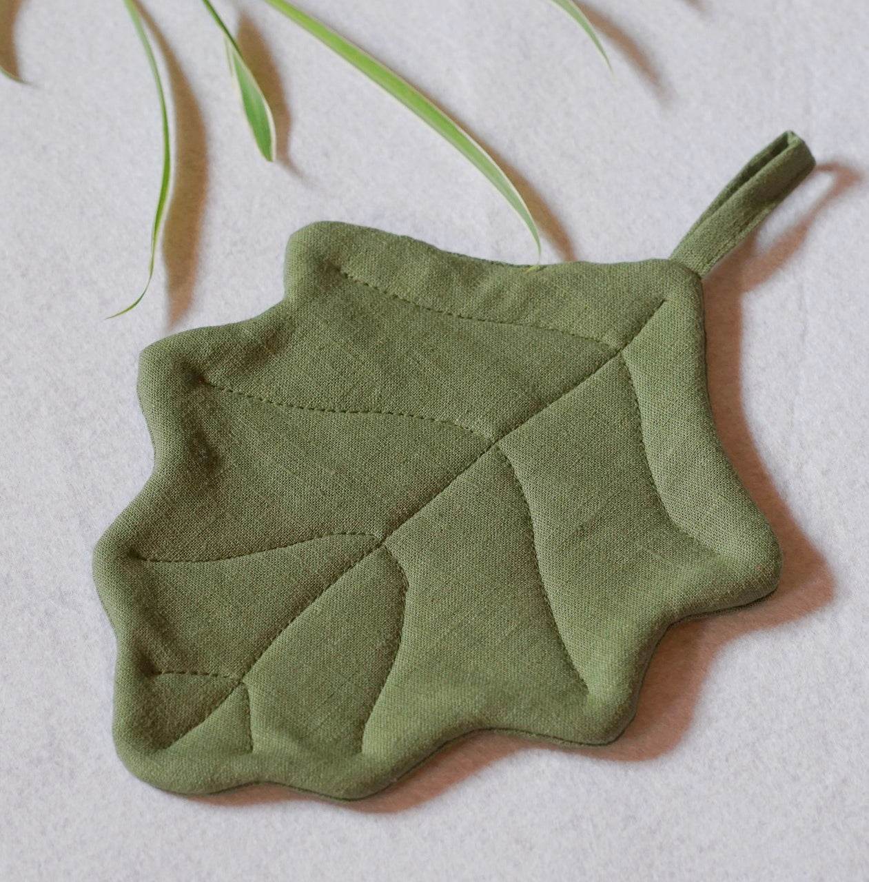 E-Book - Blätter Topflappen Eiche Ginkgo nähen Blatt - Sewando