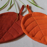 E-Book - Blätter Topflappen Eiche Ginkgo nähen Blatt - Sewando