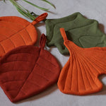 E-Book - Blätter Topflappen Eiche Ginkgo nähen Blatt - Sewando