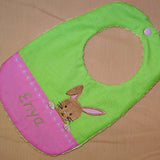 Stickdatei - Hase Kissen und Lätzchen SET ITH