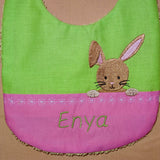 Stickdatei - Hase Kissen und Lätzchen SET ITH