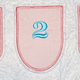 Stickdatei - Wimpel rund Rahmen