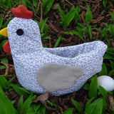 E-Book - Huhn Utensilo Korb Körbchen Osterkorb Osterkörbchen nähen