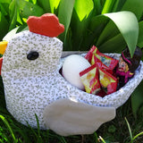 E-Book - Huhn Utensilo Korb Körbchen Osterkorb Osterkörbchen nähen