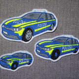 Stickdatei - Polizeiauto gefüllt Polizei klein