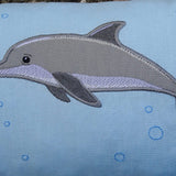 Stickdatei - Delfin Kissen ITH