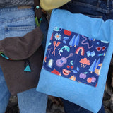 Umschlagtasche  Umhängetasche Nelly zum wenden in 2 Größen aus Softshell und Canvas oder Jeans