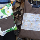 Umschlagtasche Sam zum wenden in 2 Größen aus Softshell und Canvas oder Jeans