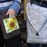 Umschlagtasche Sam zum wenden in 2 Größen aus Softshell und Canvas oder Jeans