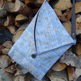Umschlagtasche Sam zum wenden in 2 Größen aus Softshell und Canvas oder Jeans