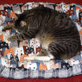 E-book Katzen Körbchen Hunde Korb Babynest inkl. Schnittmuster nähen