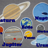 Stickdatei Planeten Weltall in 6 Größen - Sewando