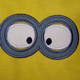 Augen mit Brille für Kuscheltiere Bettschlagen Stickdatei