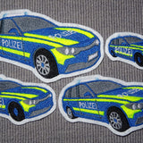 Stickdatei - Polizeiauto gefüllt Polizei klein
