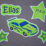 Rennauto Stickdatei