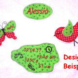 Stickdatei zur Geburt - Baby