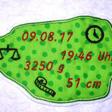 Stickdatei zur Geburt - Baby