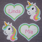 Stickdatei Herz Buttons Rahmen doppelter Rand 17 Größen Applikation