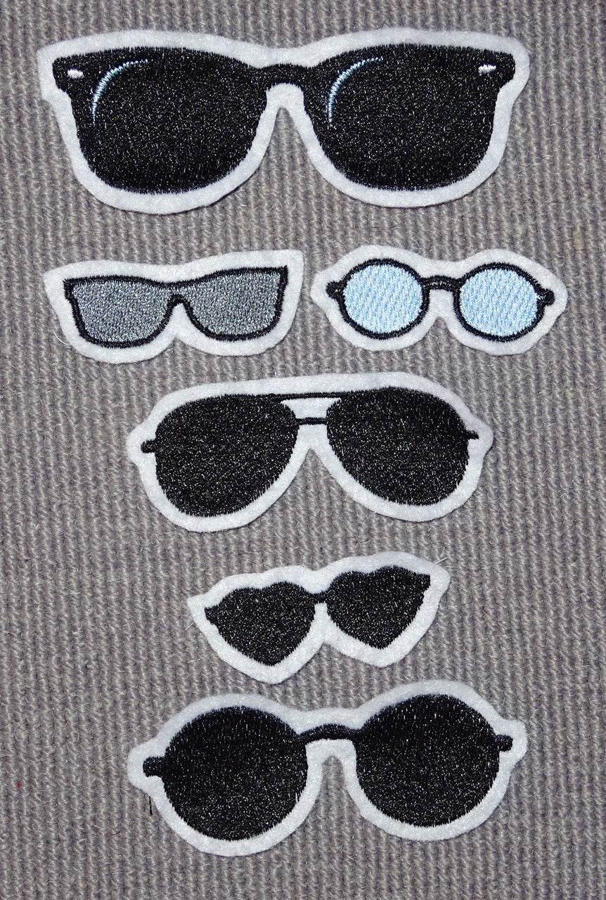 Stickdatei - Sonnenbrille gefüllt für Kuscheltiere Kissen Bettschlagen - Sewando